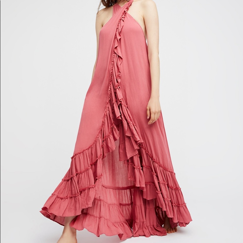 Free People Wrap Around Maxi Dress